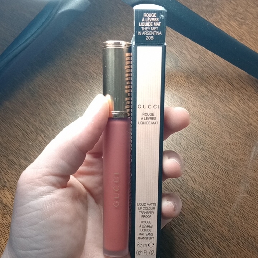 Gucci Liquid Matte Lip Colour — 207 They Met In Argentina NIB